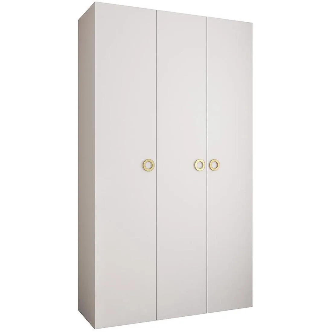 Como 1-150 ormar  40x150x245,5 cm bela/zlatna