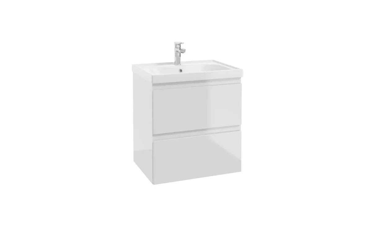 Corte kupatilska baza sa umivaonikom 60x45x65 cm bela