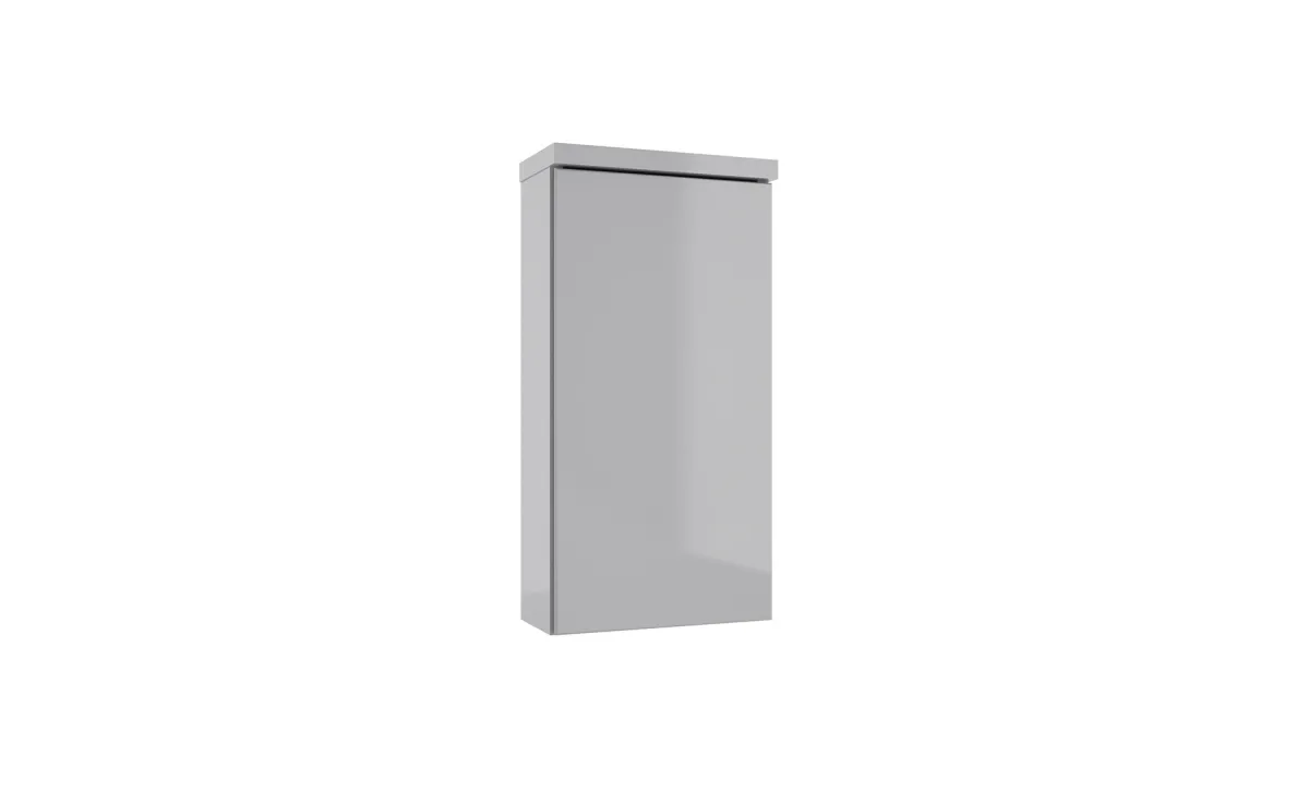 Corte viseći kupatilski ormarić 1 vrata 0x15x60 cm siva