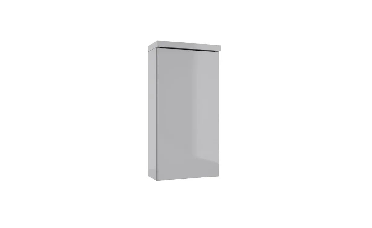 Corte viseći kupatilski ormarić 1 vrata 0x15x60 cm siva