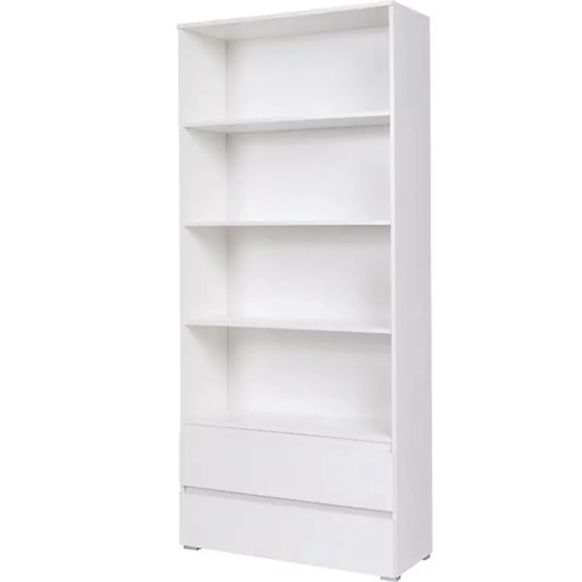 Cosmo polica 2 fioke + 4 otvora 92x34x204 bela