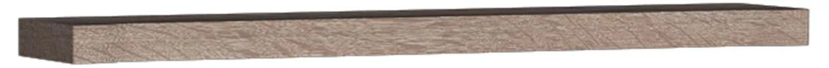 Dallas D10 zidna polica 107x22x4,8 cm sivi hrast