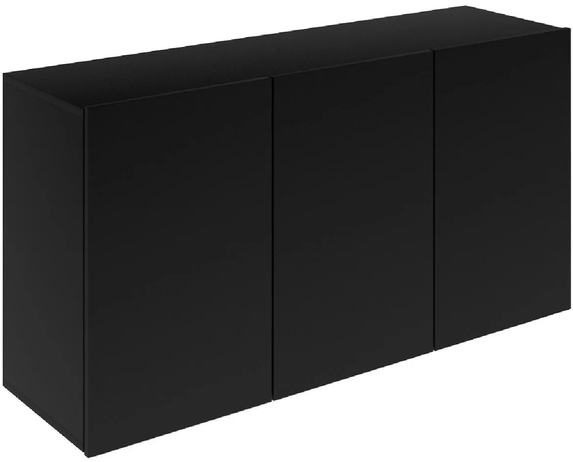 Dallas komoda 3 vrata 160x35x60cm crna