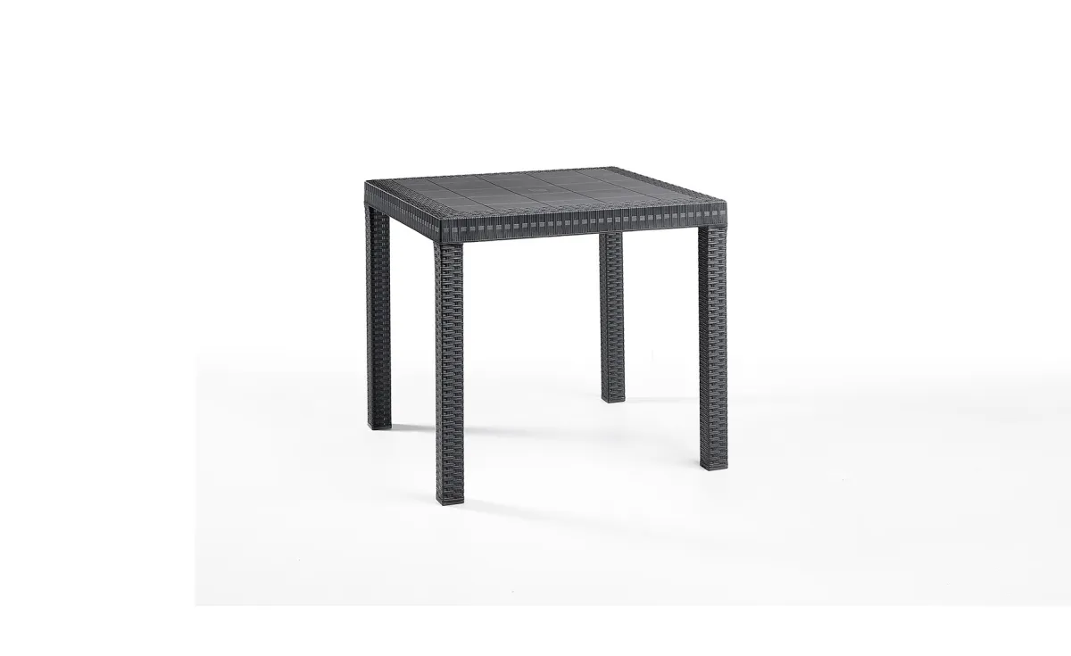 Dallas sto 80x80x74 cm sivi