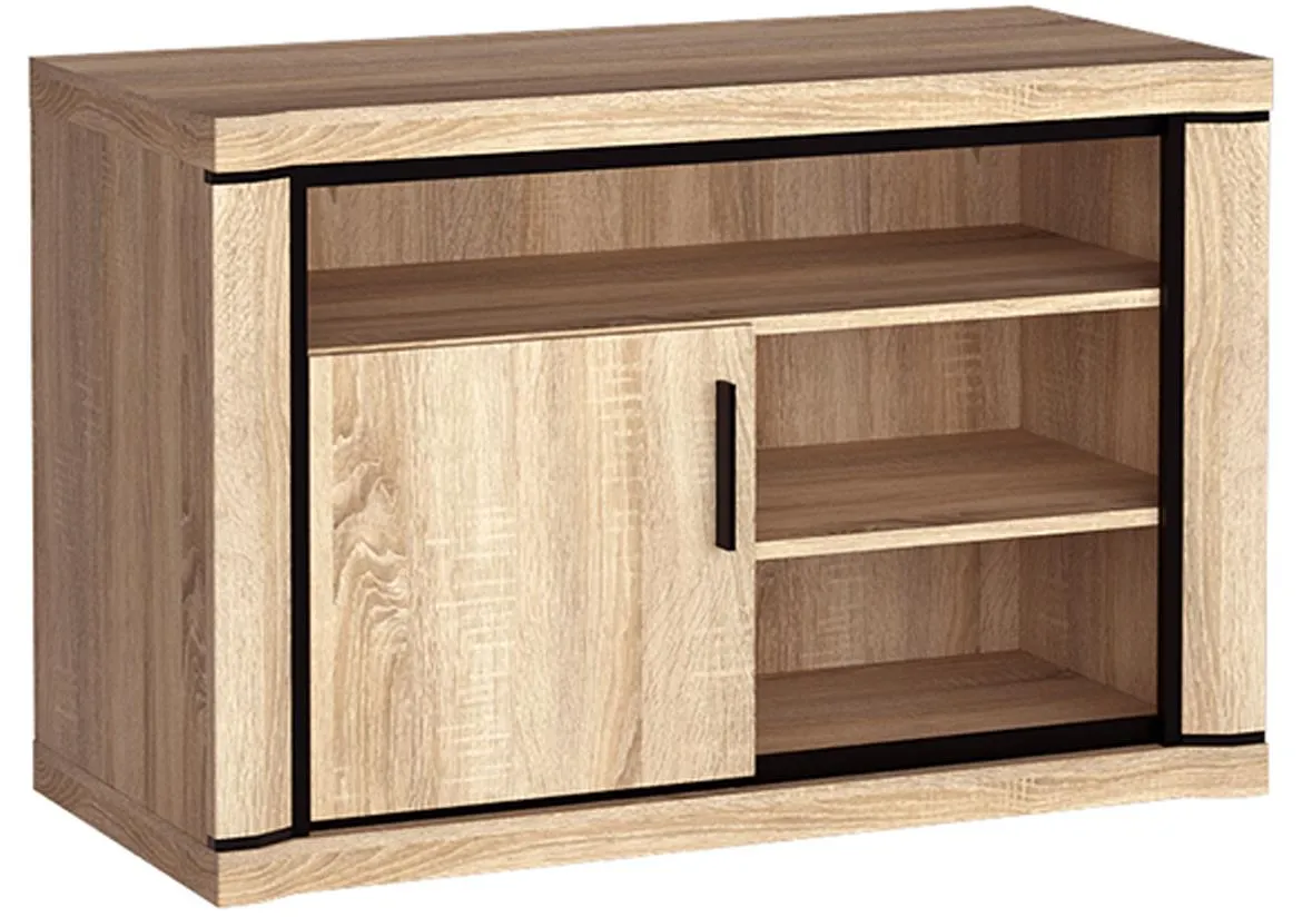 Dallas TV komoda 1 vrata + 3 otvora 107x48x72 cm natur (sonoma hrast)