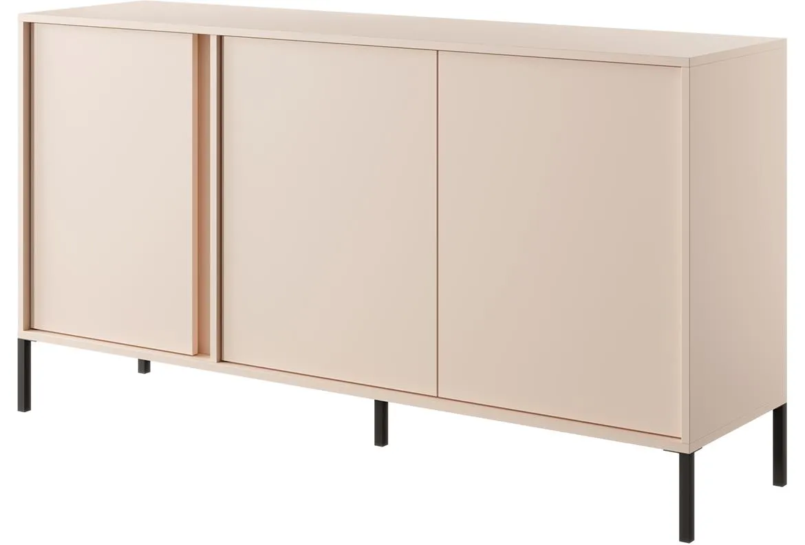 DAST 153 3D2S komoda3 vrata 153,1x39,5x81,4 cm bež