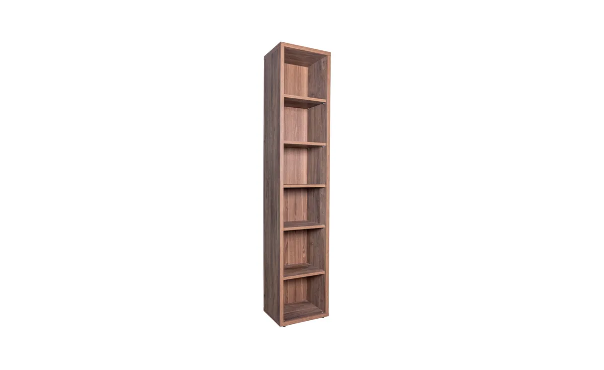 Davinci polica 6 otvora 44x36x217 cm orah