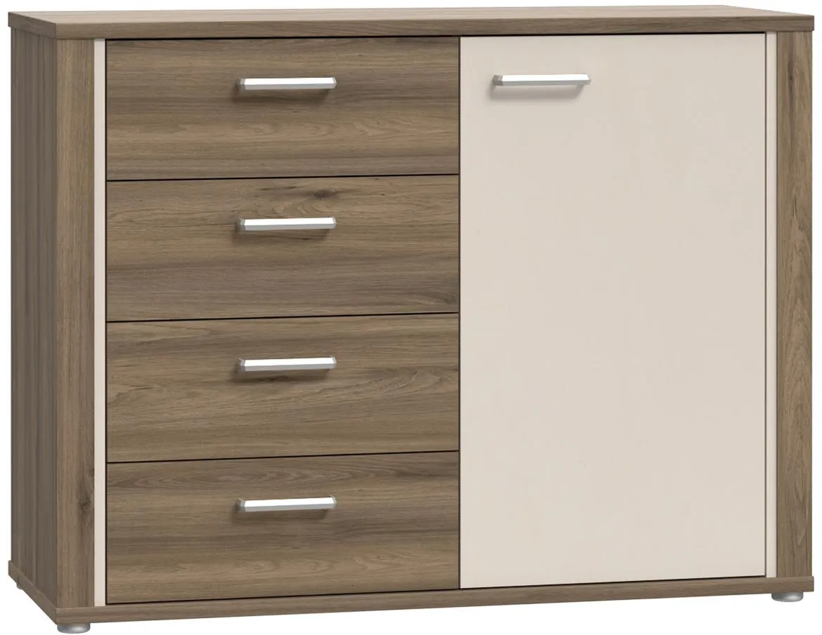 Dedelos  DDLK224R komoda 108,5x41,6x83,1 natur/bež