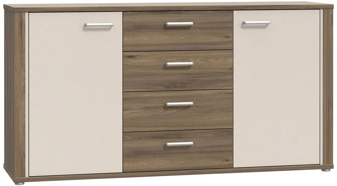 Dedelos DDLK232 komoda 158,2x41,6x83,1 natur/bež