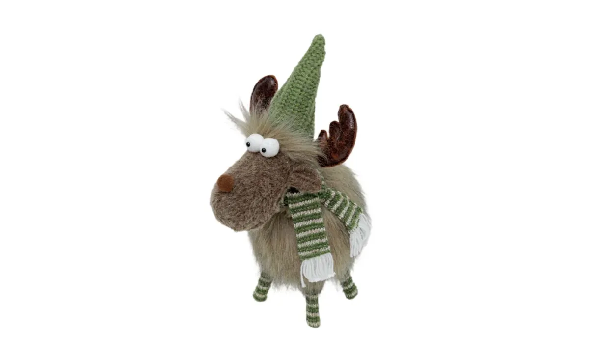 Dekoracija green reindeer 36cm
