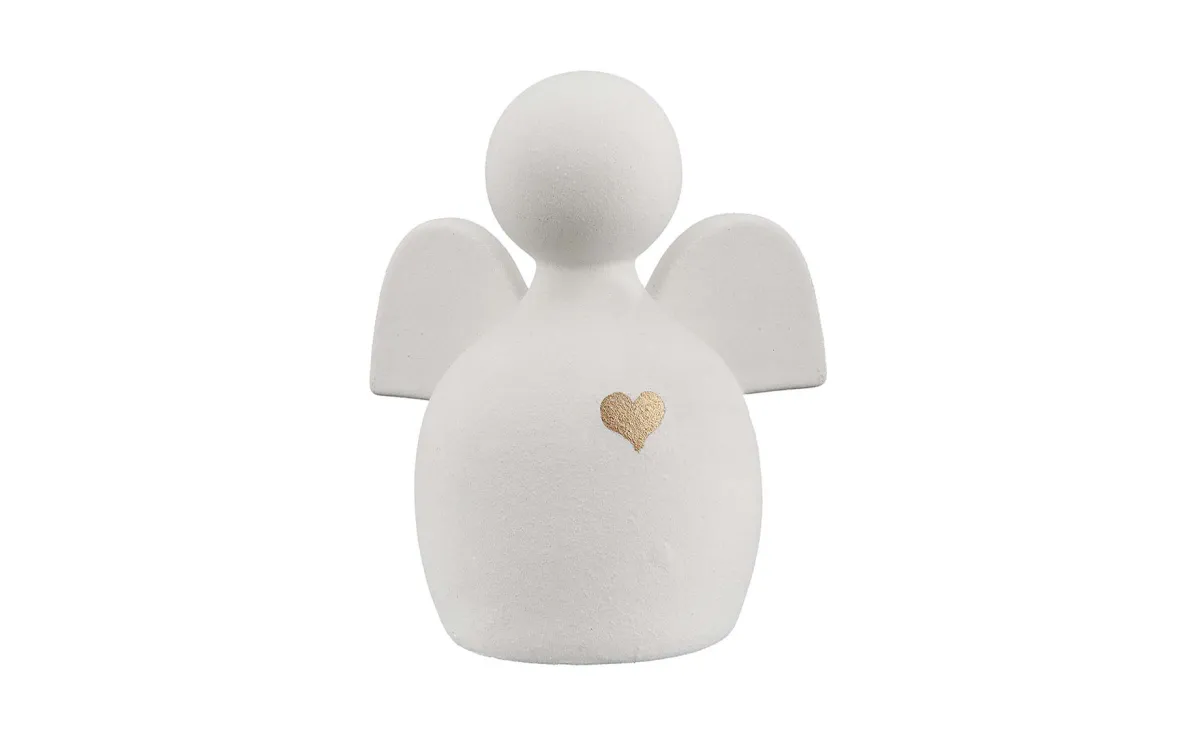 Dekoracija Heart angel 12x14cm