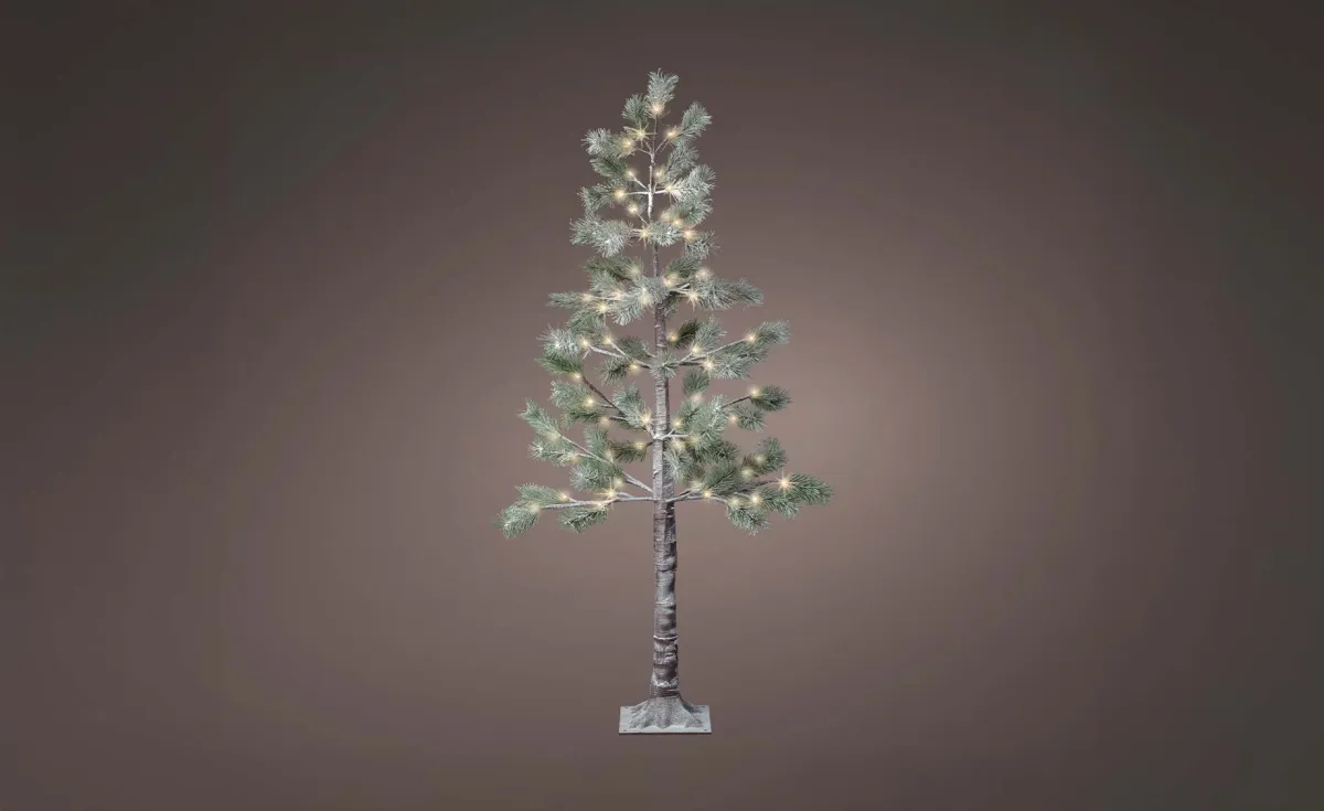 Dekoracija LED Tree PVC snowy pine 150cm