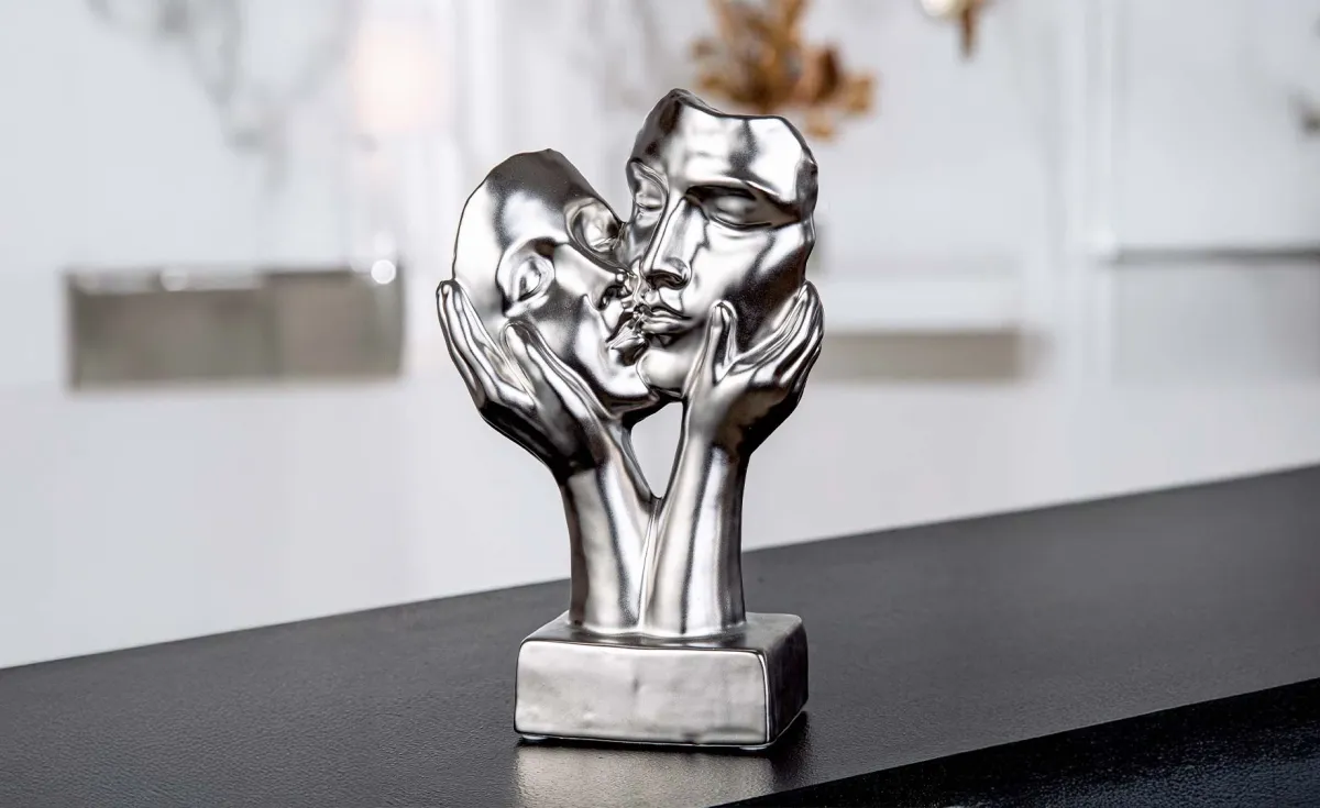 Dekoracija silver pair 20cm