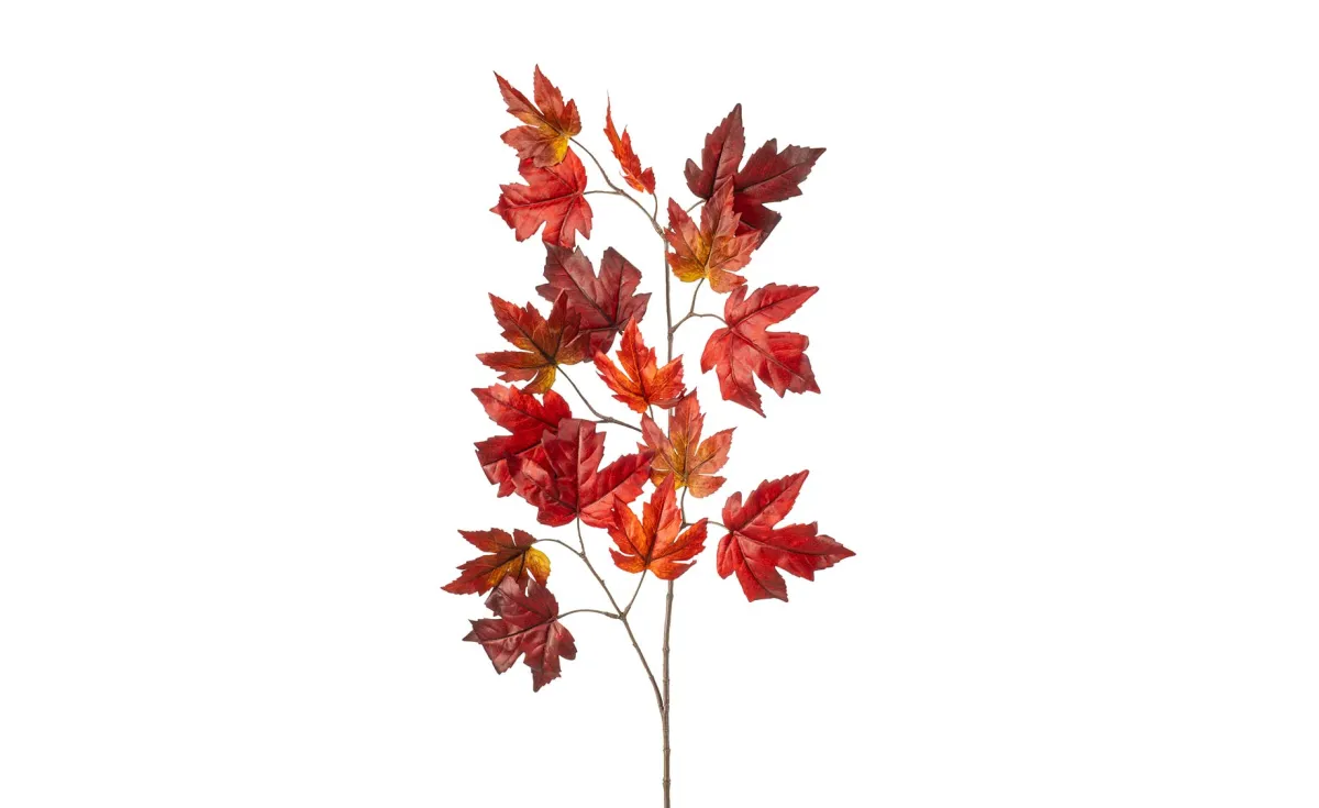 Dekorativna grana maple 110 cm crvena