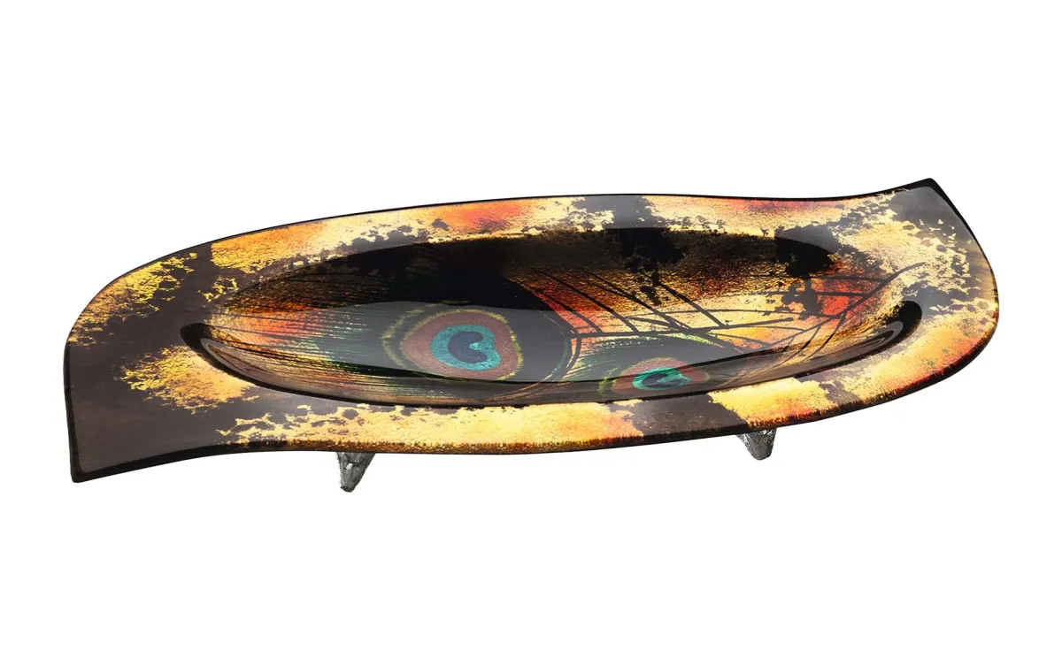 Dekorativna činija Peacock 55X7 cm