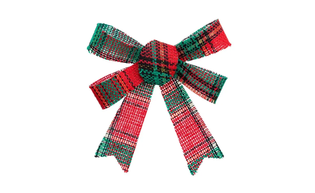 Dekorativna mašna set 3/1 10x12 cm scottish