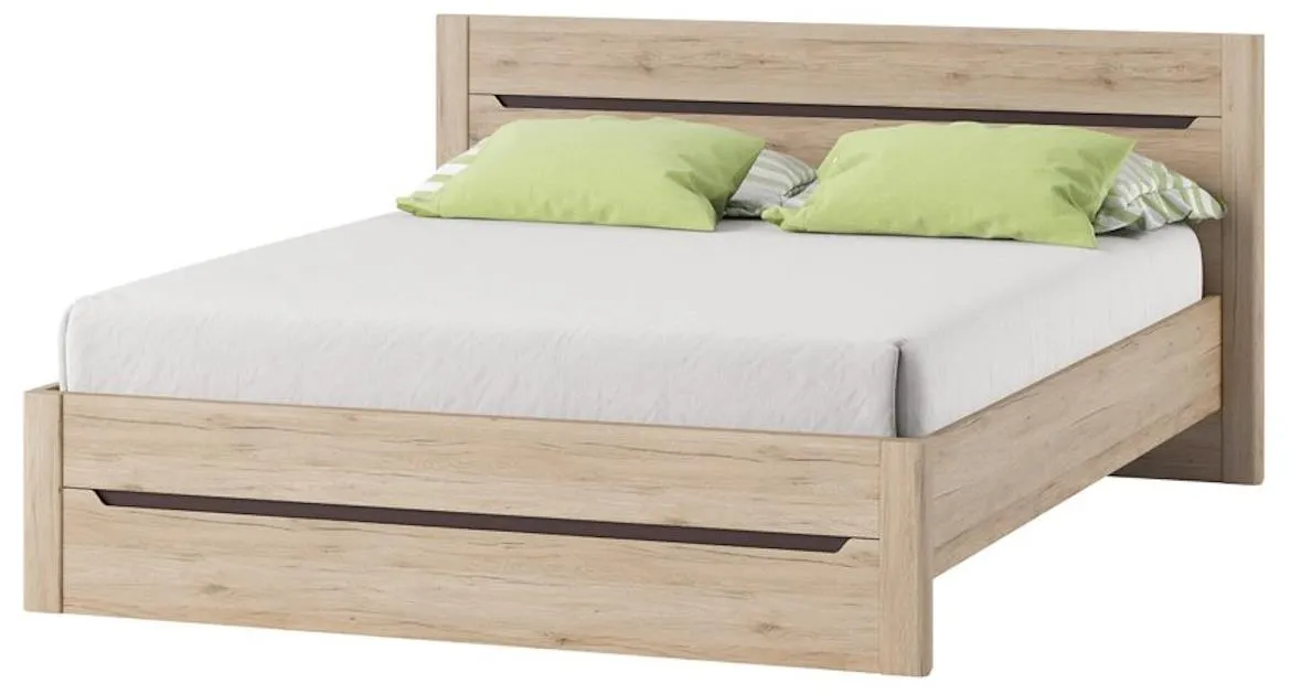 Desjo 53 krevet 180x208x90 cm natur (San Remo hrast)