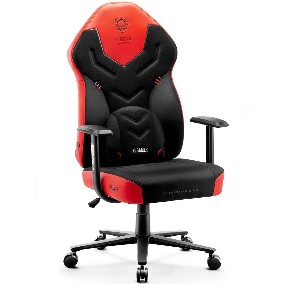 Diablo X-Gamer 2.0 kancelarijska stolica 68,5x56x118 cm crno crvena