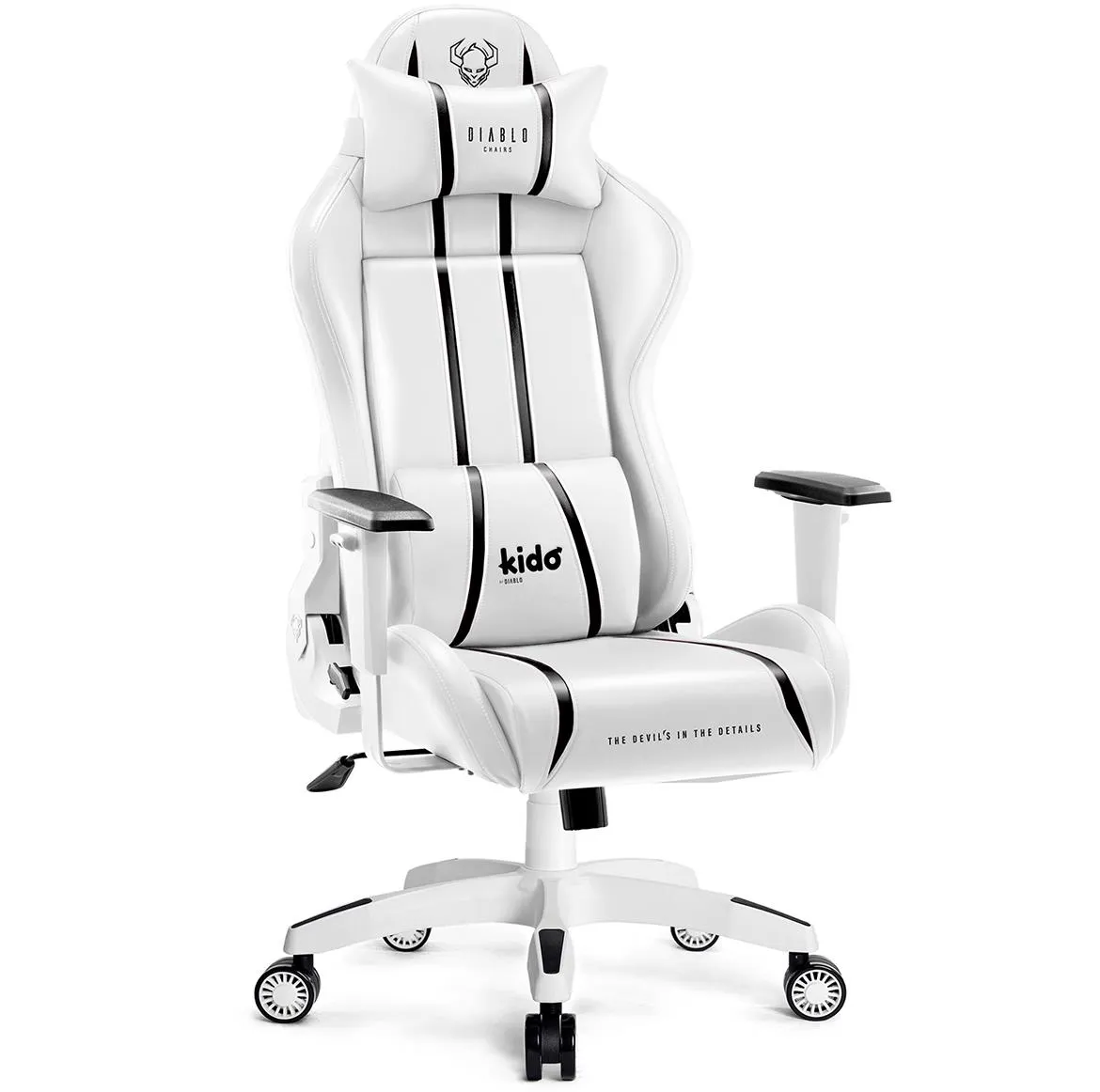 Diablo X-One 2.0 kancelarijska stolica 64x37x110 cm belo crna