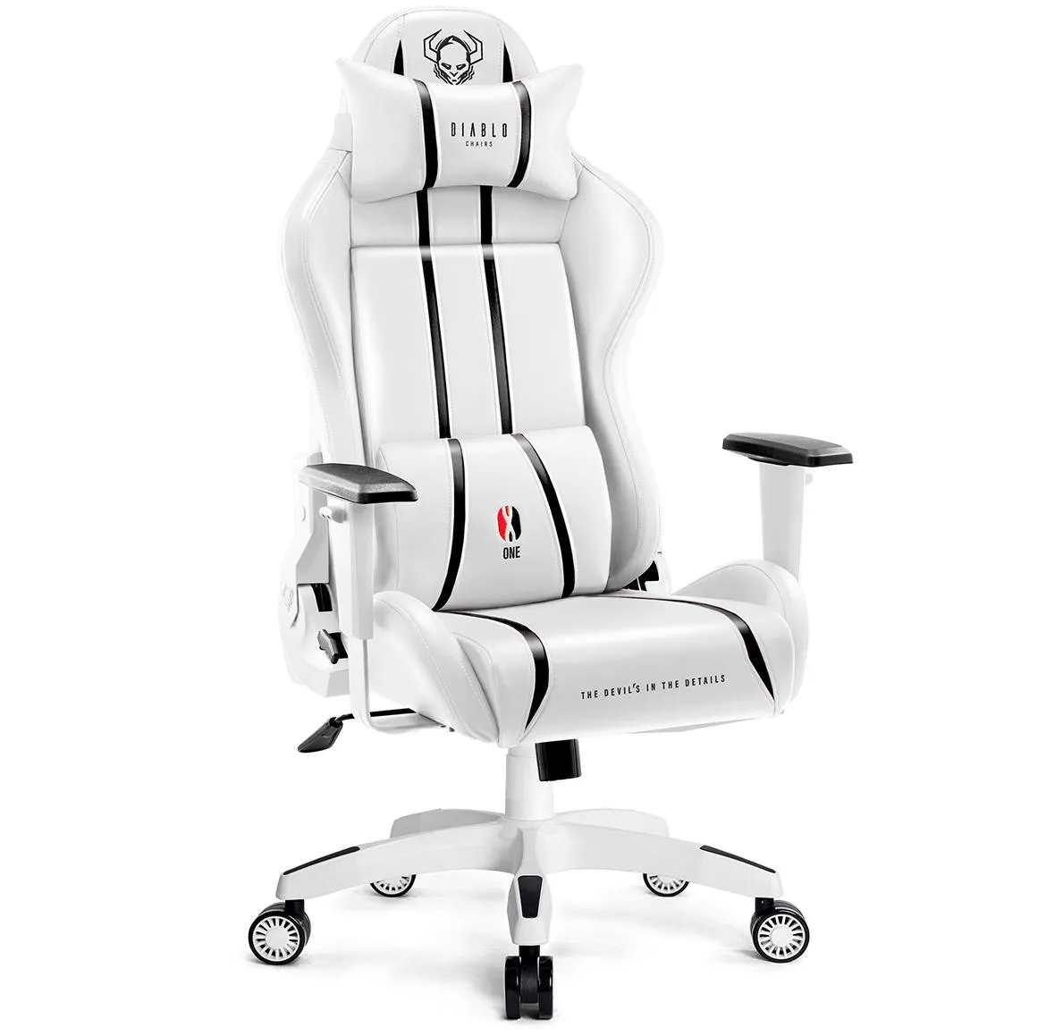 Diablo X-One 2.0 kancelarijska stolica 68x51x124 cm belo crna
