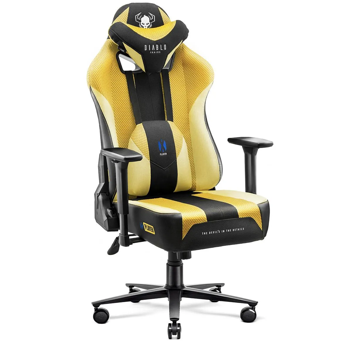 Diablo X-Player 2.0 kancelarijska stolica 68x53x124 cm crno žuta