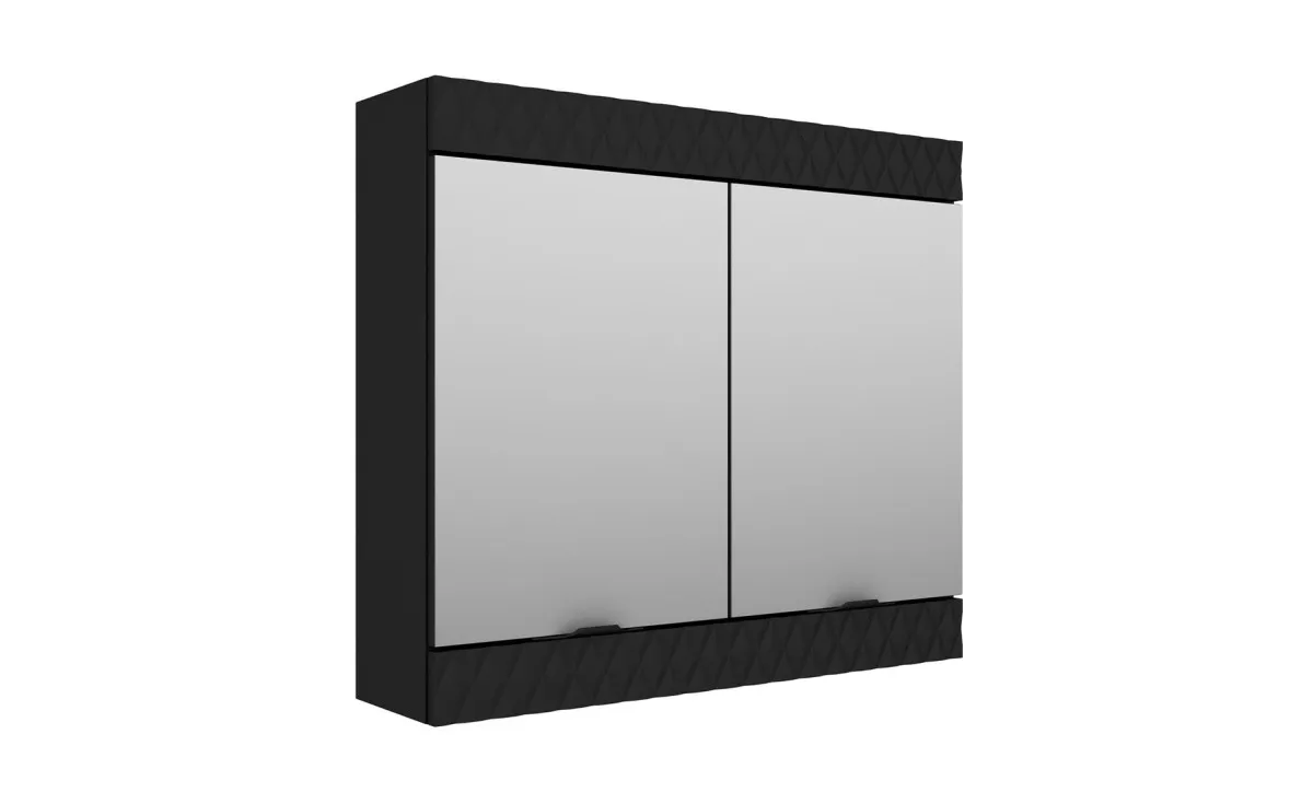 Diamond viseći ormarić 2 vrata/ogledalo 80x20x70 cm