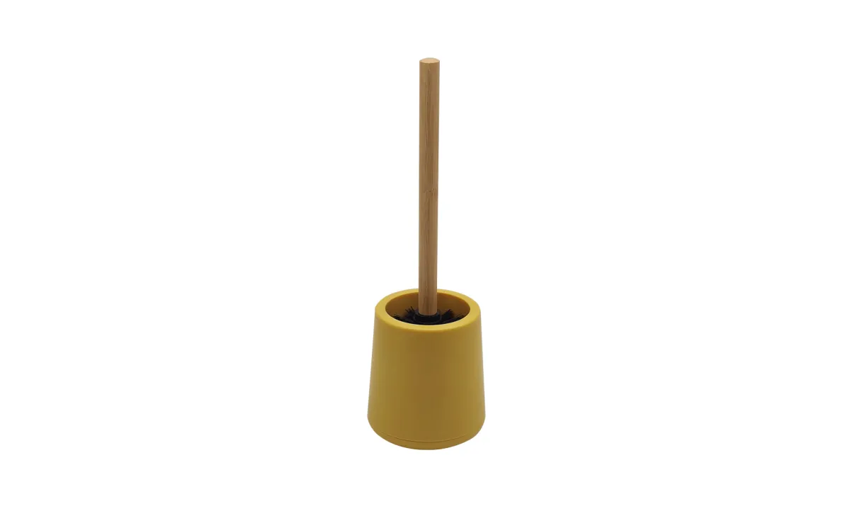 Držač i wc četka Bamboo žuti