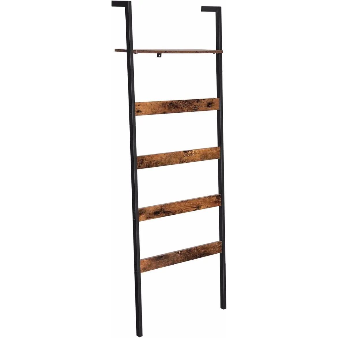 Drabinka polica/stalak  60x3x176 natur/crna