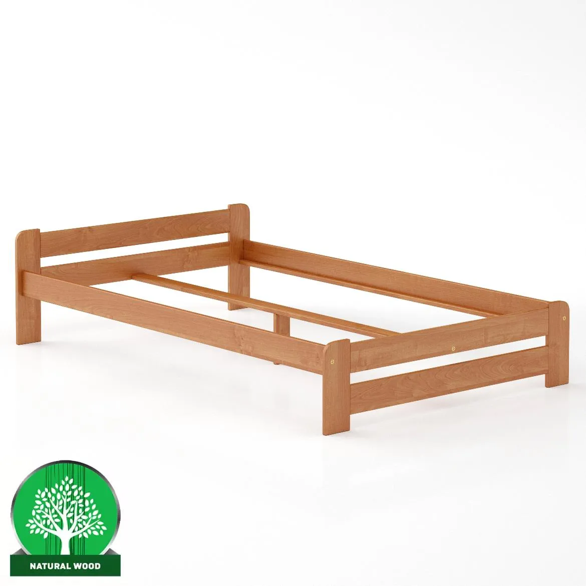 Drveni krevet LK099 144x204x50 cm bukva