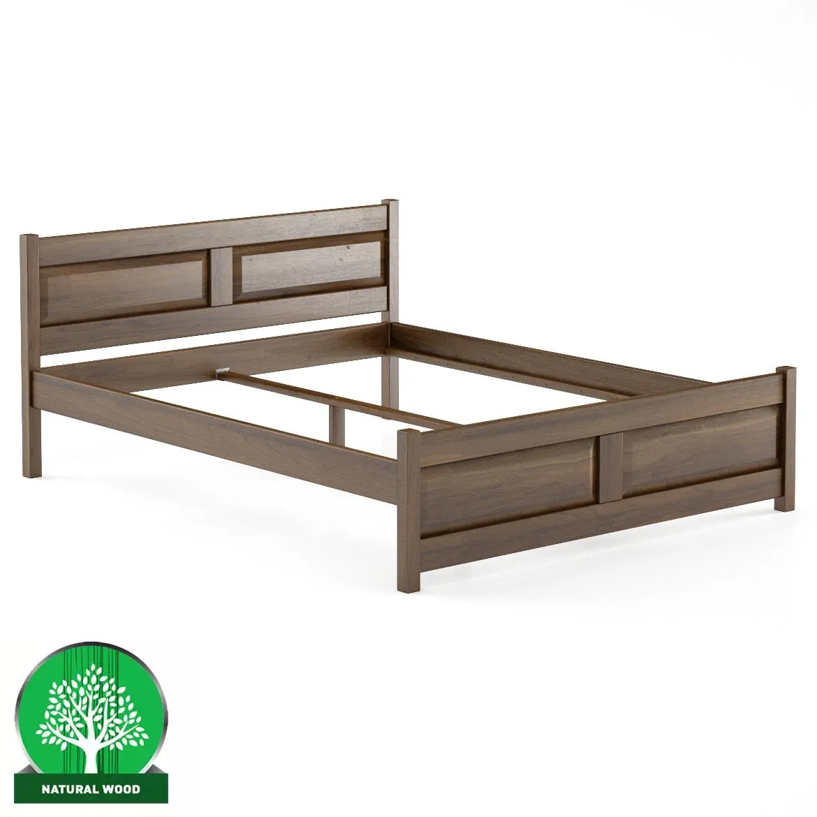 Drveni krevet LK109 167,5x209,5x85,5 cm braon