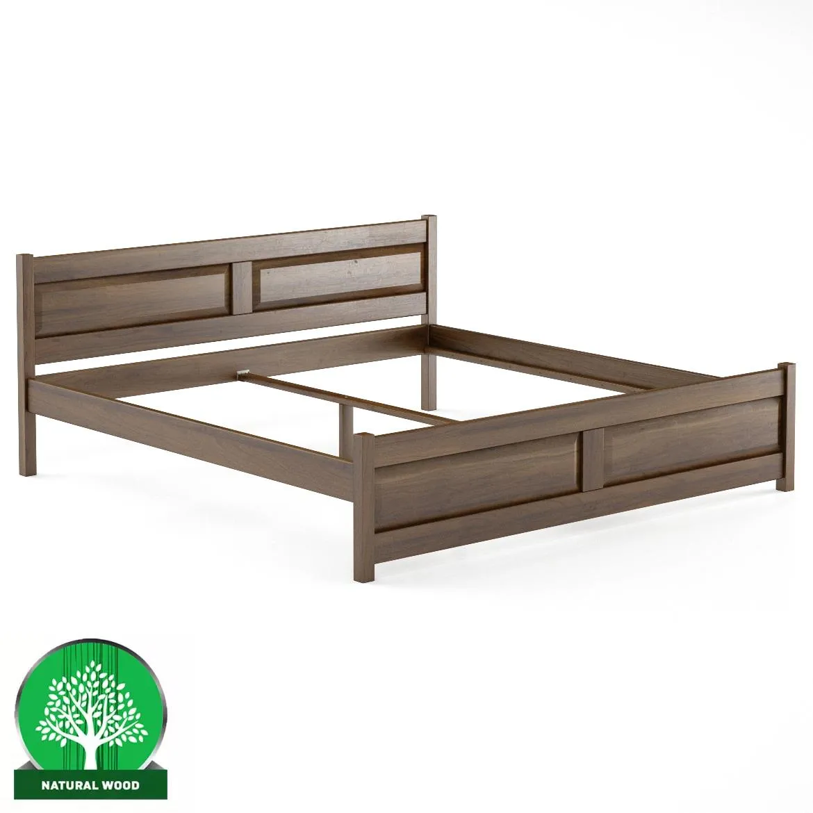 Drveni krevet LK109 207,5x209,5x85,5 cm braon