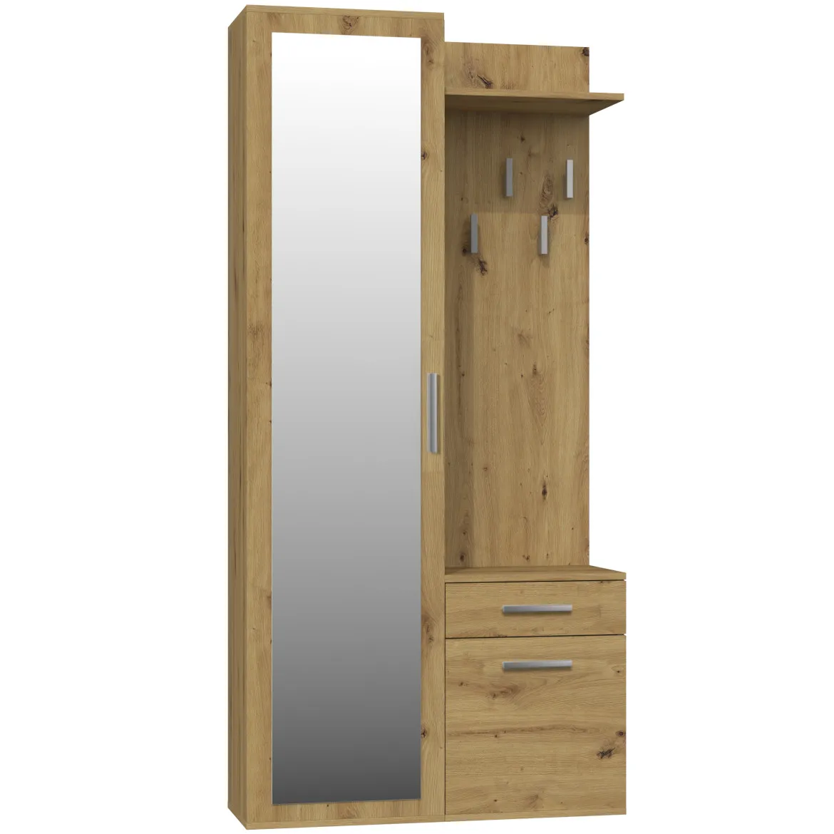 Duo predsoblje 100x35x180 natur (artisan hrast)