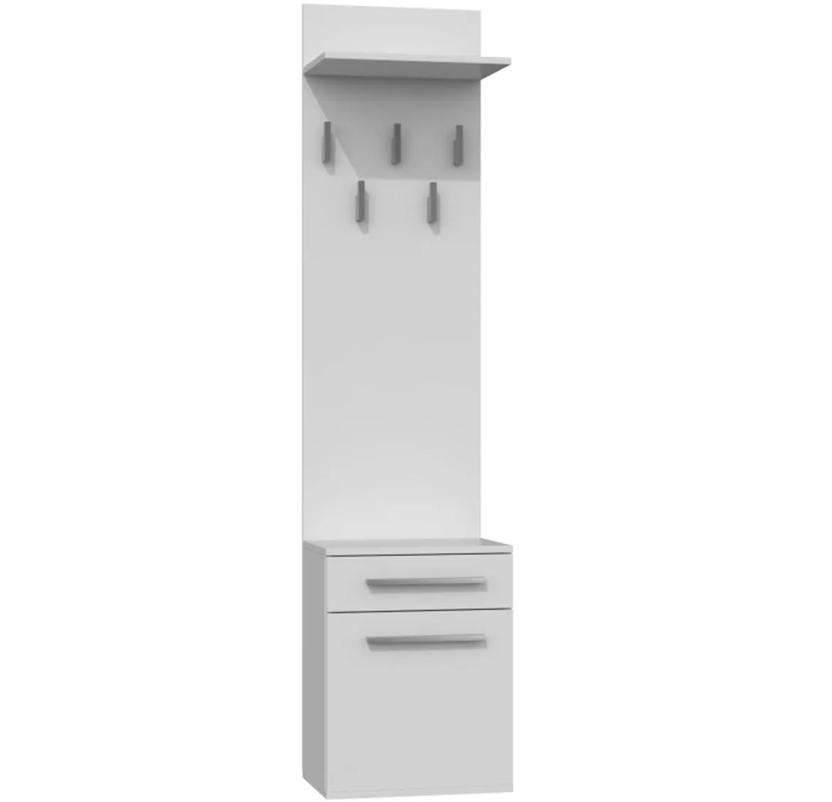 Duo predsoblje 50x35x180 cm belo