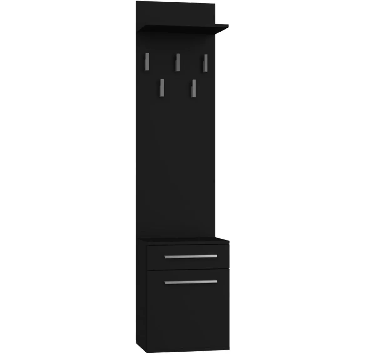 Duo predsoblje 50x35x180 cm crno