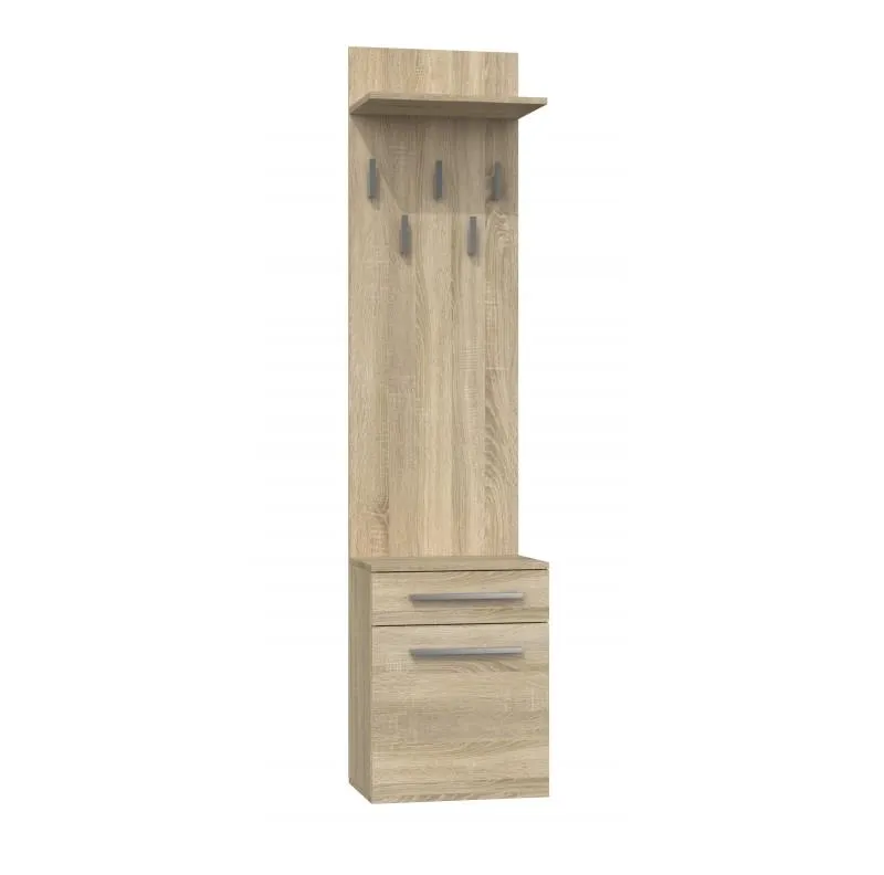 Duo predsoblje 50x35x180 cm natur (sonoma)