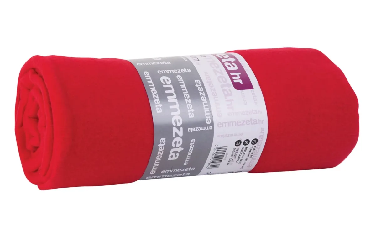 Ćebe Flis 130x160cm Crvena
