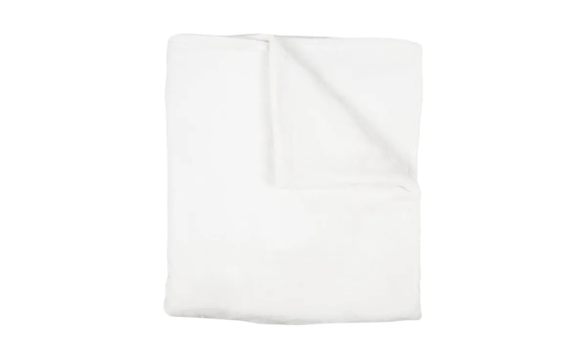 Ćebe Lia flanel belo 130x170cm
