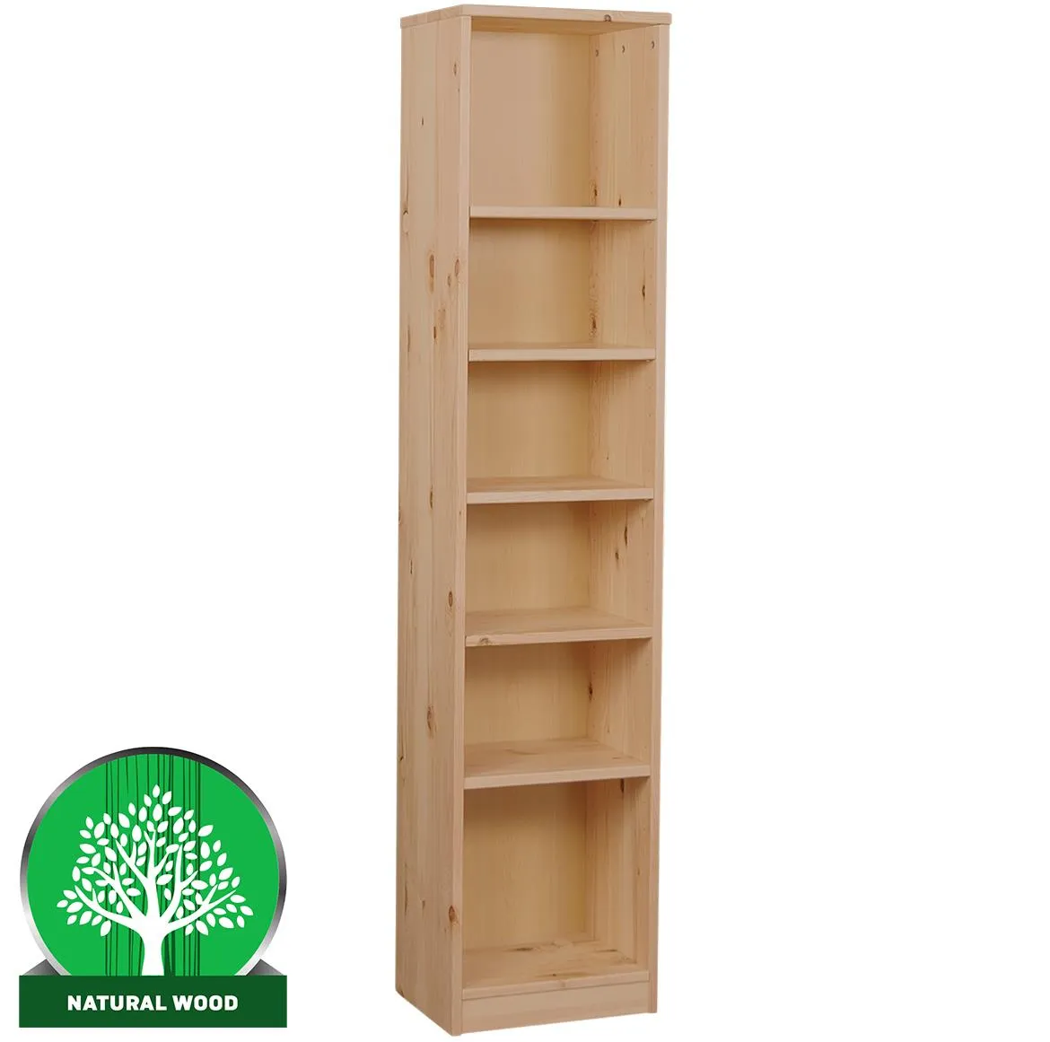 Eko  180 polica 6 otvora 40x30x180 cm boja hrasta
