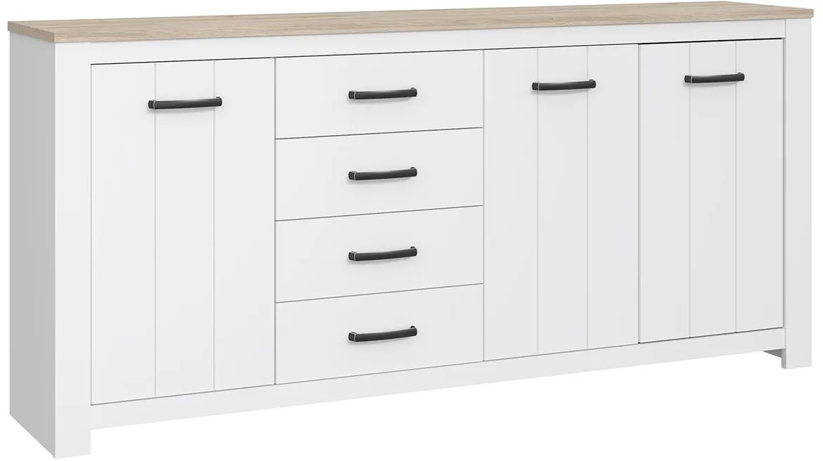 Elara ERXK241-C586 komoda 206x42,2x95,7 bela