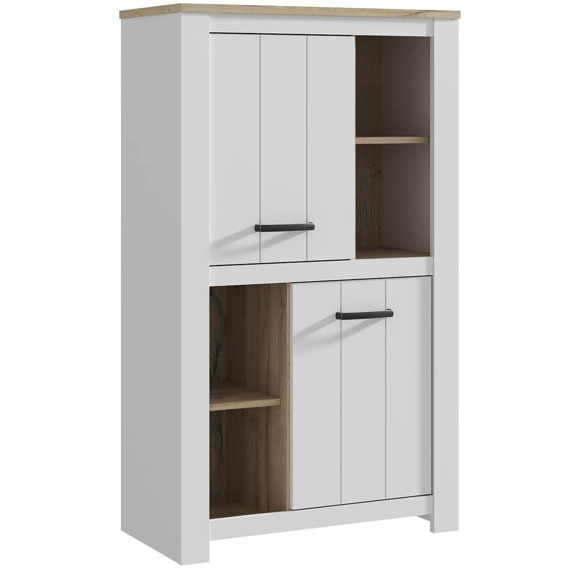 Elara ERXS413-C586 Polica/ormaric 86,7x42,2x147,1 bela