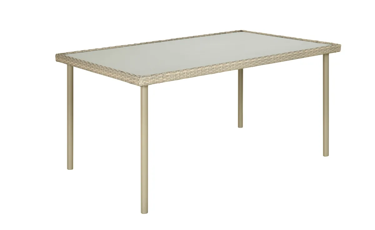 Elba sto sa staklom 145x90x73 cm