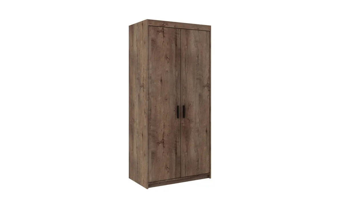 Elena II ormar 2 vrata 89,7x53x190,5 cm tamni hrast