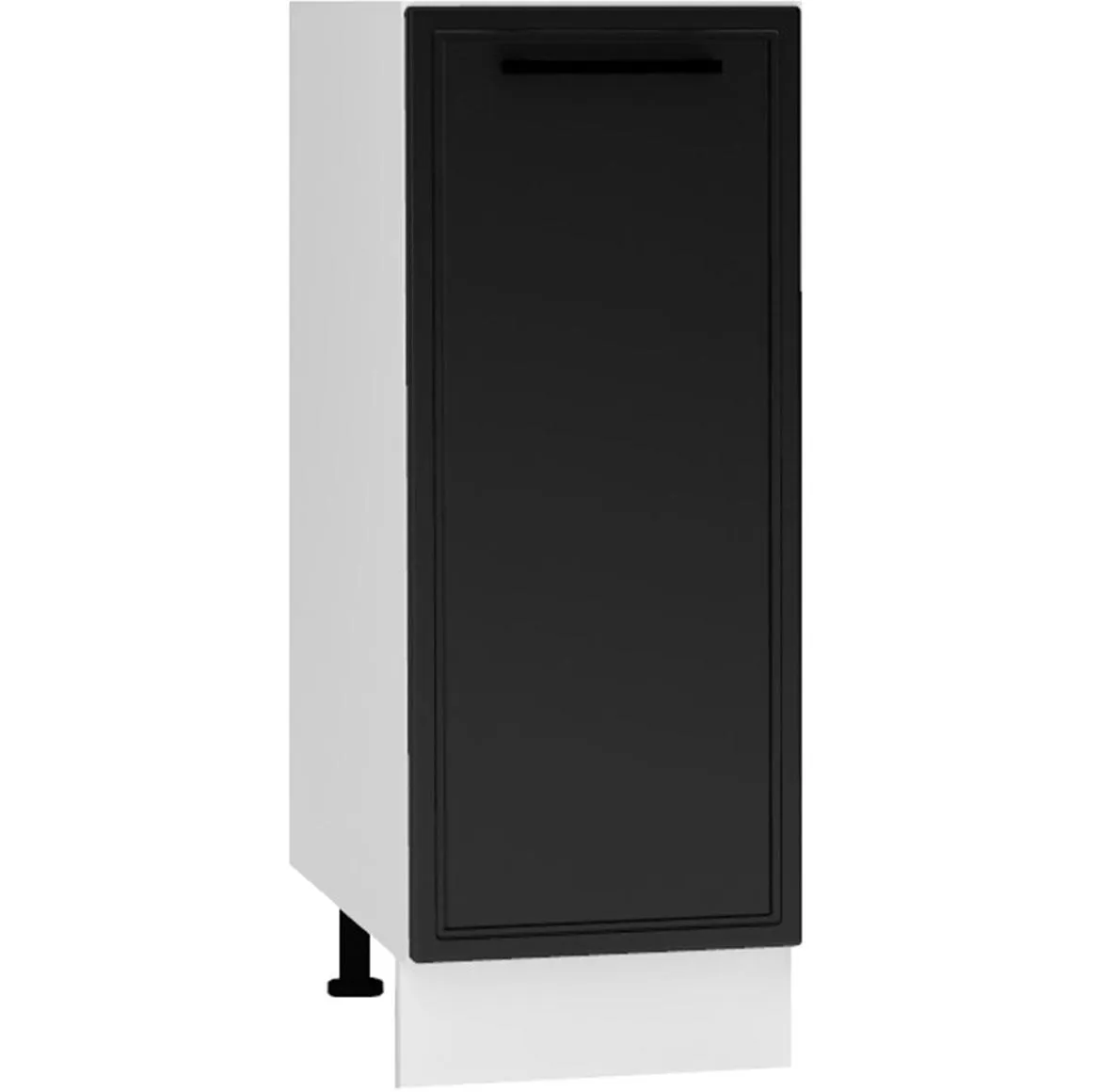 Emily D30 PL kuhinjski element 1 vrata 30x52,4x82 cm belo/crni