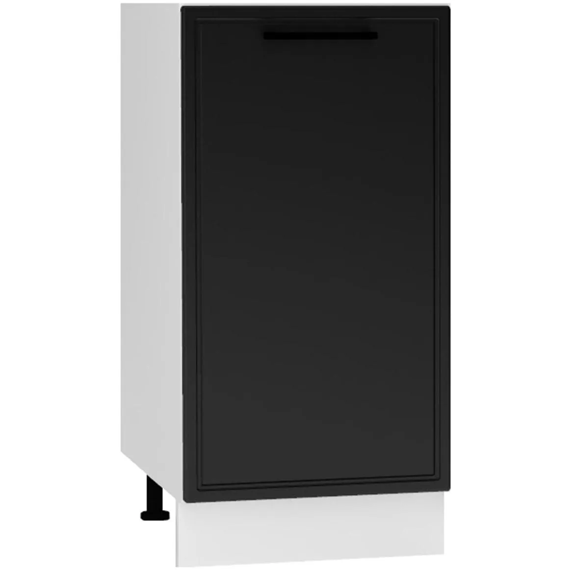 Emily D40 PL kuhinjski element 1 vrata 40x52,4x82 cm belo/crni