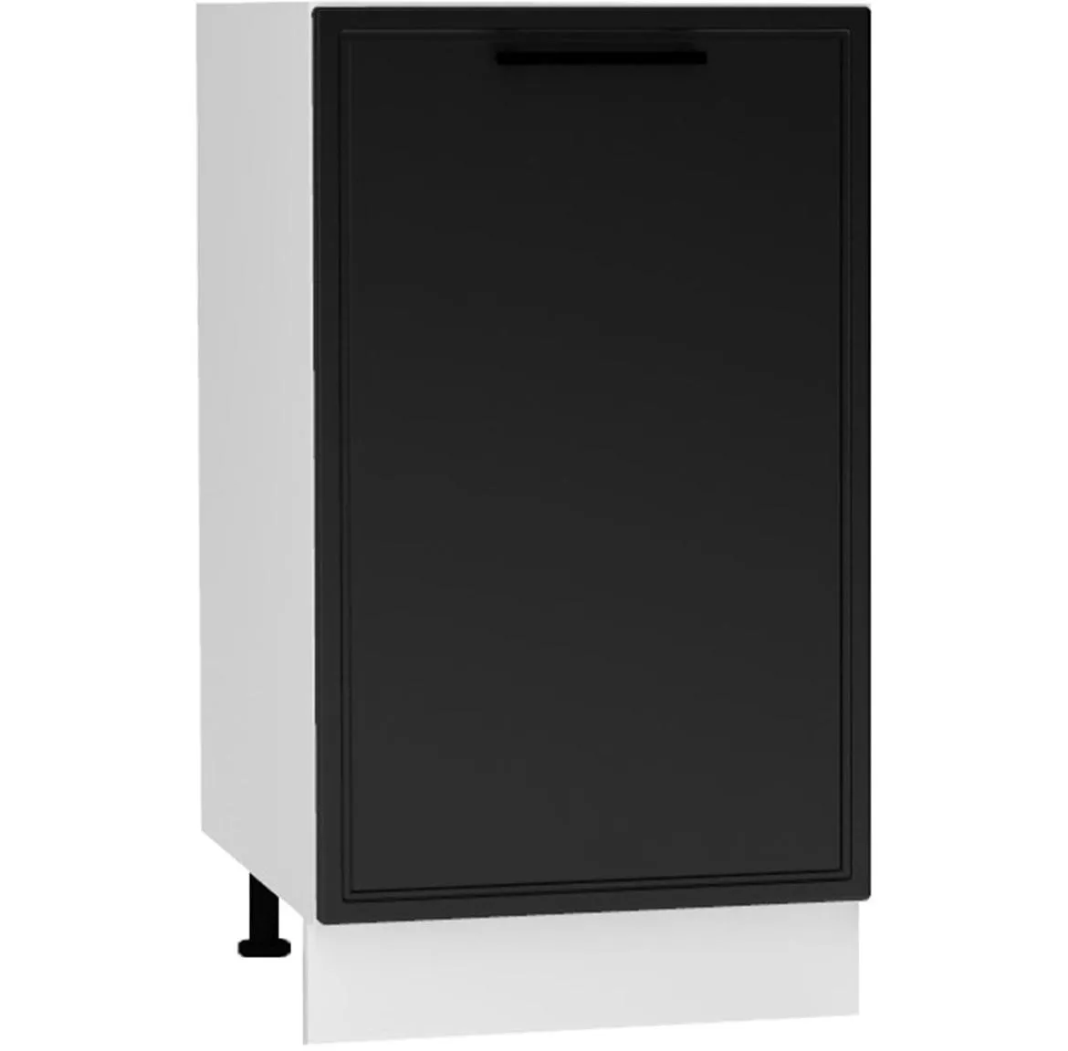 Emily D45 PL kuhinjski element 1 vrata 45x52,4x82 cm belo/crni