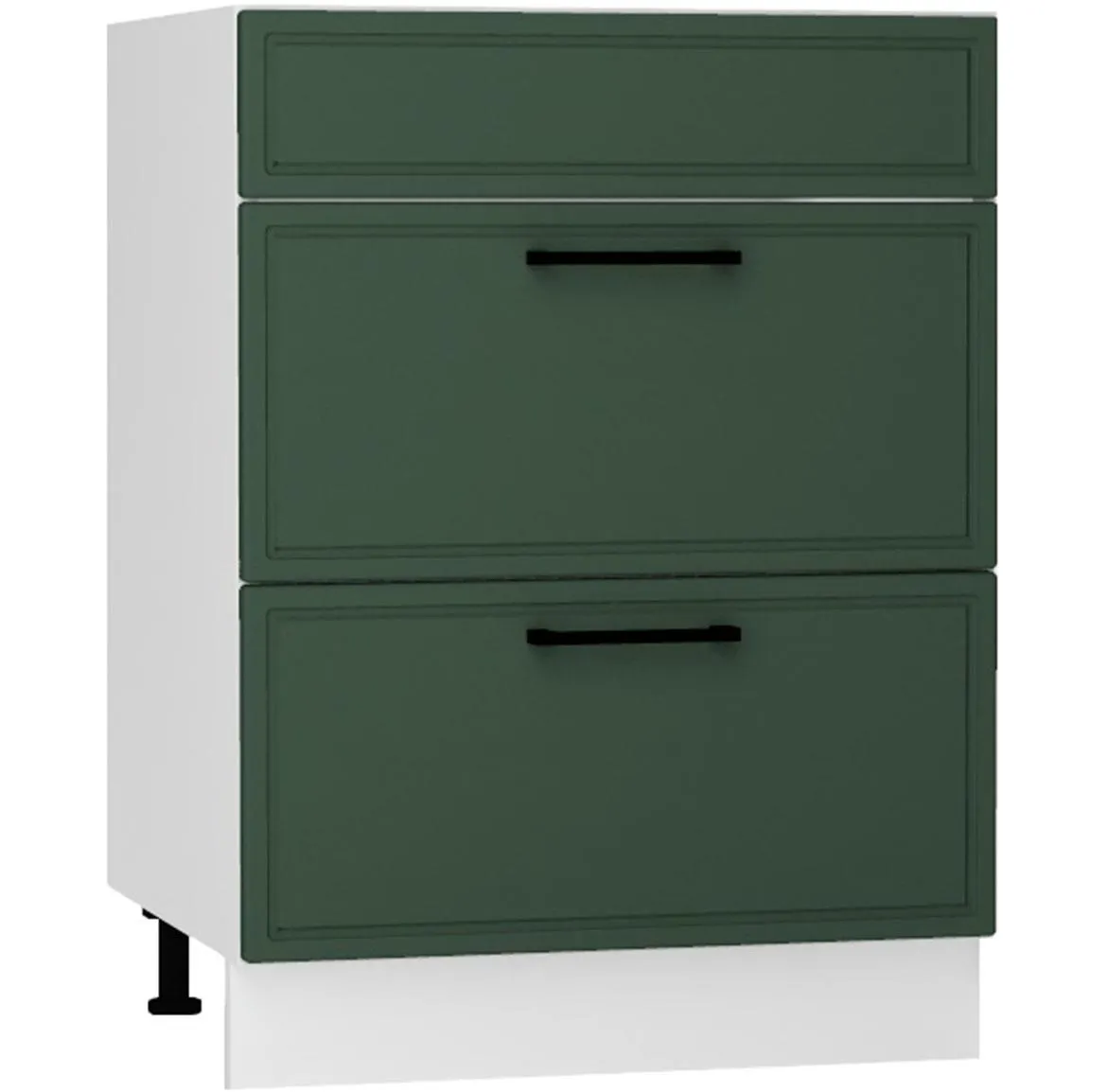 Emily D60PC S/2 ZASL kuhinjski element 2 fioke 60x52,4x82 cm belo/zeleni