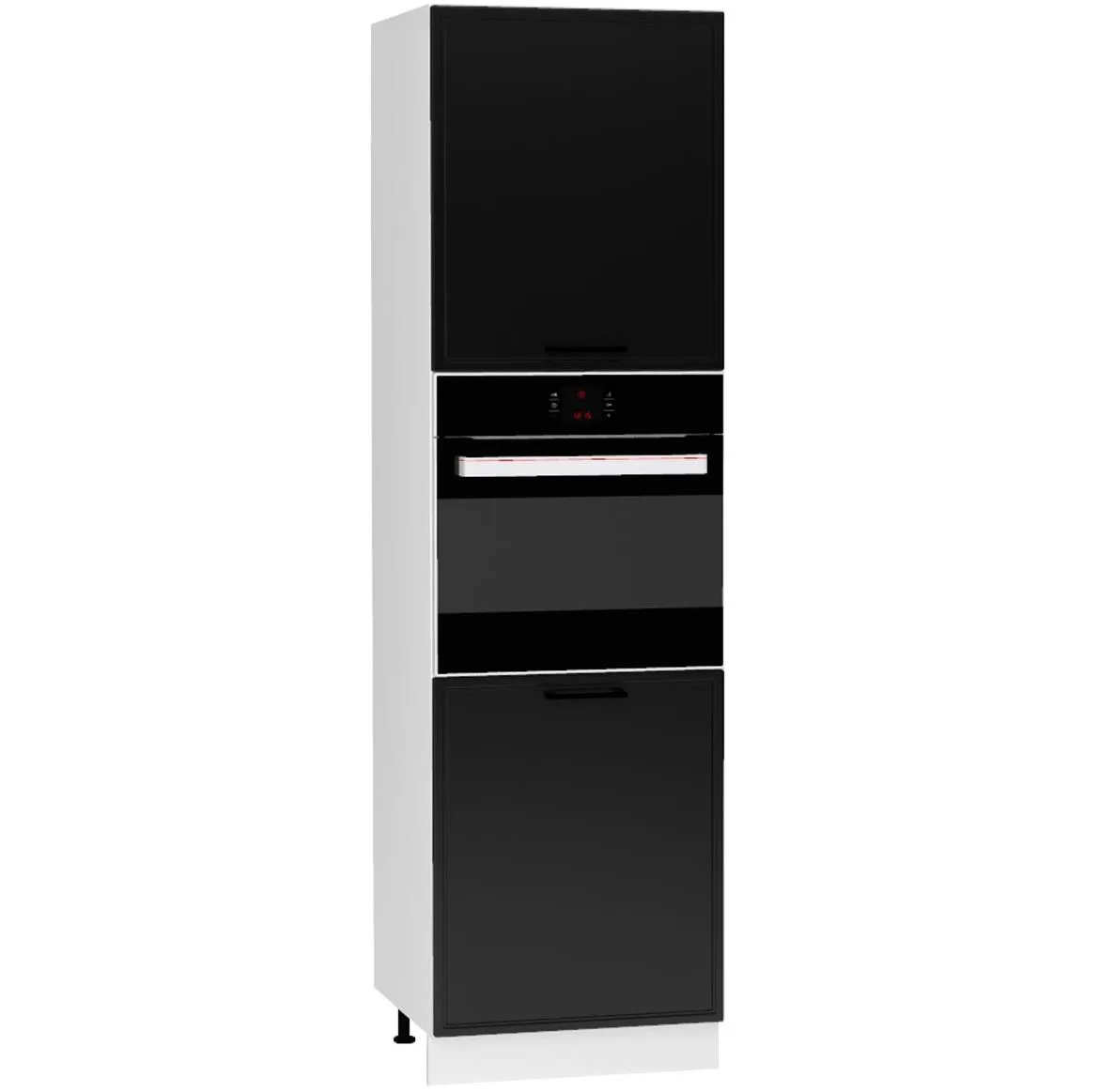 Emily D60PK 2133 PL kuhinjski element za rernu 60x56x213,3 cm belo/crni