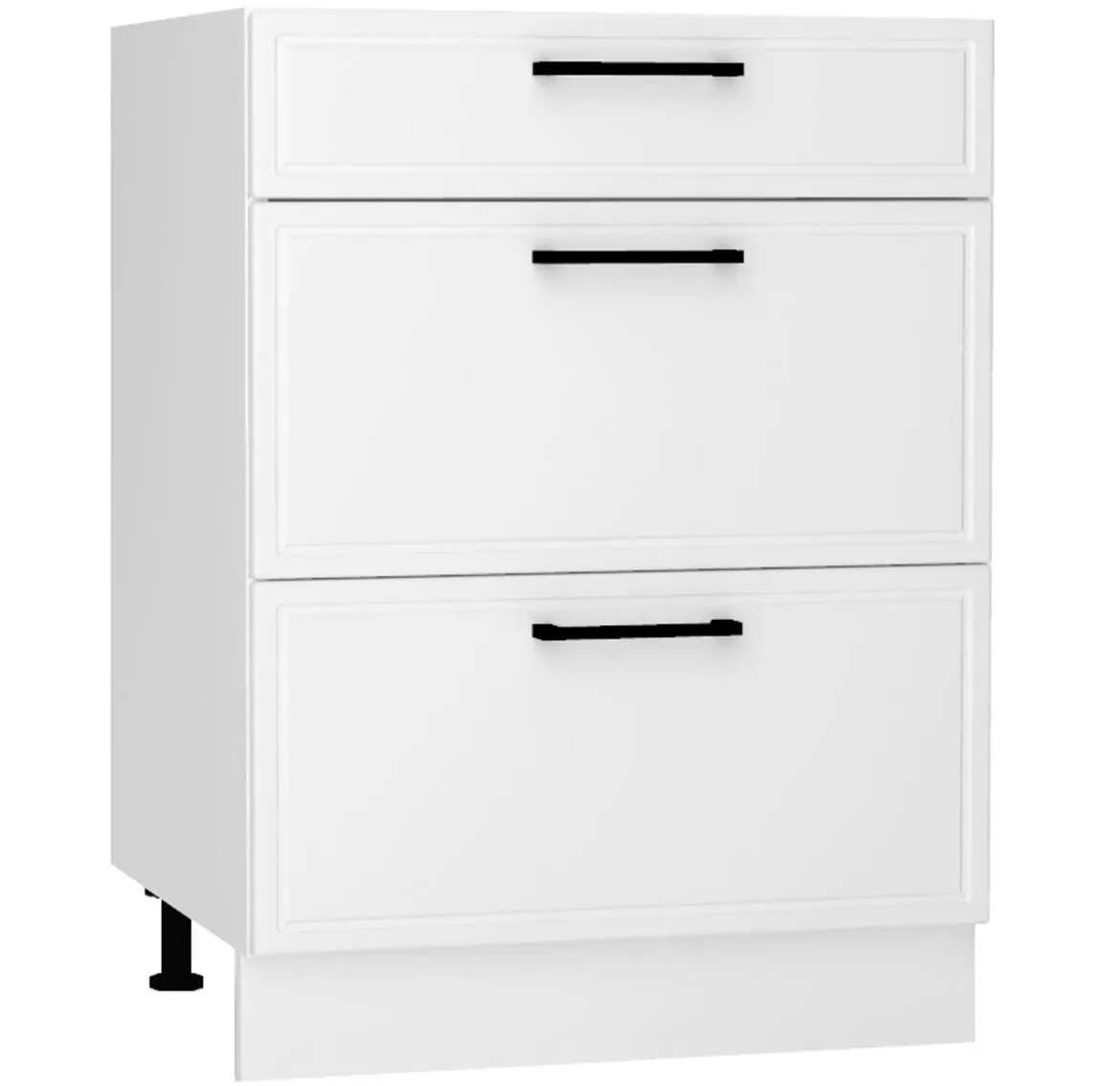Emily D60S/3 kuhinjski element 3 fioke 60x52,4x82 cm beli