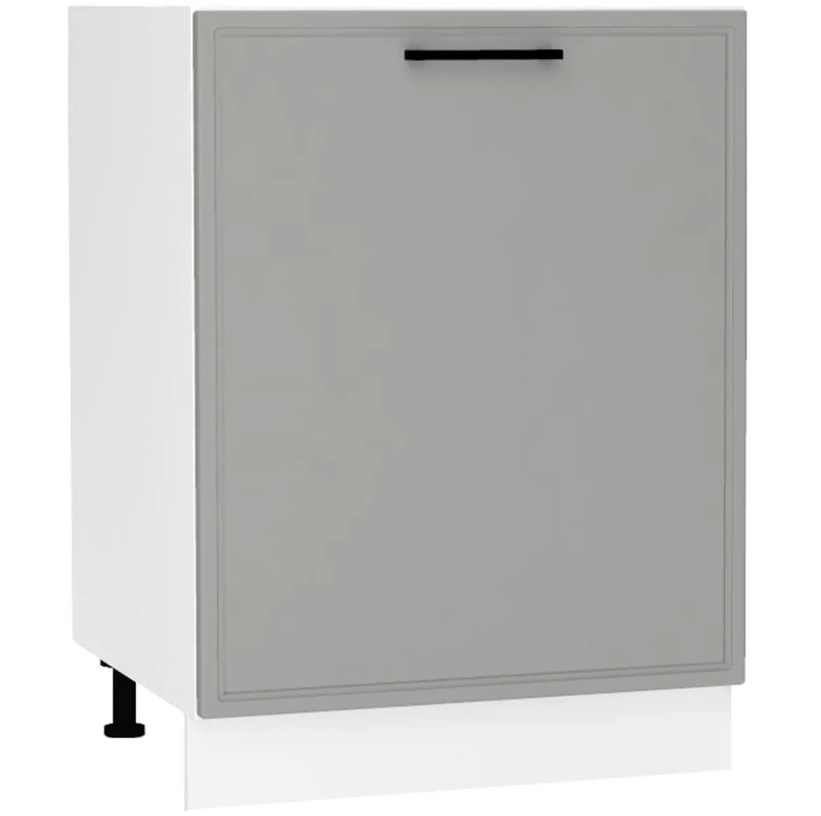 Emily D60ZL PL kuhinjski element 1 vrata 60x52,4x82 cm belo/sivi