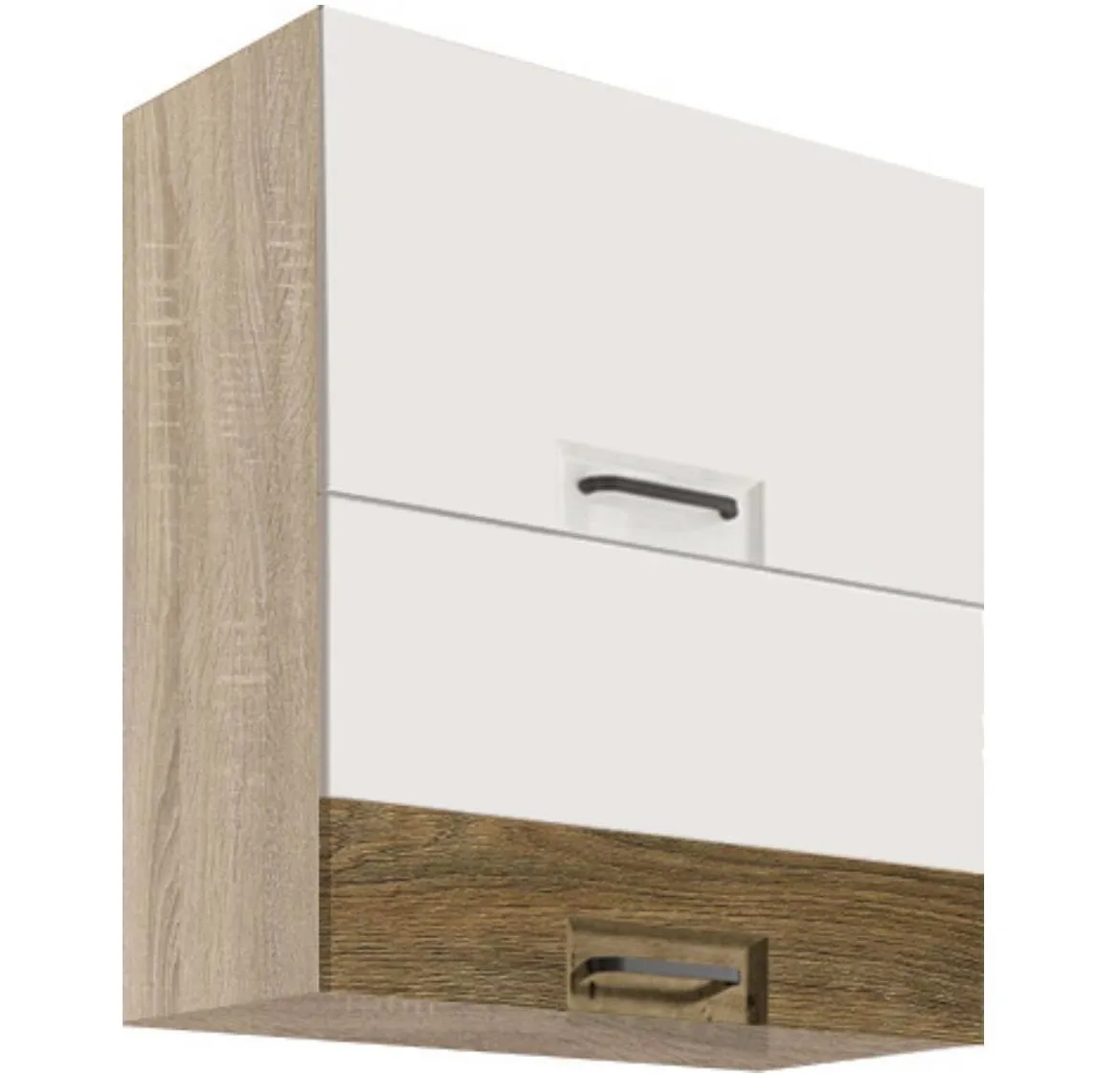 Favorita 47G kuhinjski element 2 vrata 60x32x72 natur/tamni hrast/beli